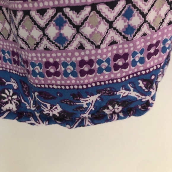 Lucky Brand Border Print Peasant Blouse - Picture 12 of 15